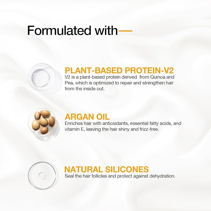 GK HAIR Vegan Keratin Hair oil Smoothing Hair Serum-1.69 Fl Oz 100% Organic Argan Oil Hydrating Strength Shine Dry Damaged Repair Anti Frizz Moistures Nourishment & Weightless Styling All Hair Types
