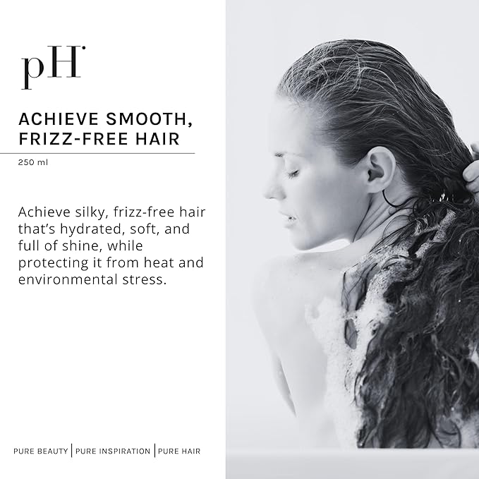 pH PURE HAIR Leave-In Detangler Spray – Curly Hair Detangler with Vanilla & Iris – Lightweight Curl Conditioner & Moisturizer for Shine, Frizz Control & Softness – Italian Luxury Hair Care - 8.45 Oz
