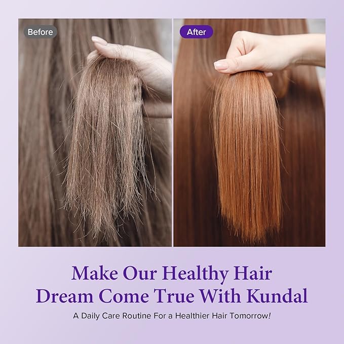 KUNDAL Honey & Macadamia Natural Conditioner Korean Hair Care Damage Repair, Deep Hydration, Long Lasting Fragrance, with Honey, Argan Oil, Macadamia Oil 16.9fl oz (Pack of 2) (Cherry Blossom)