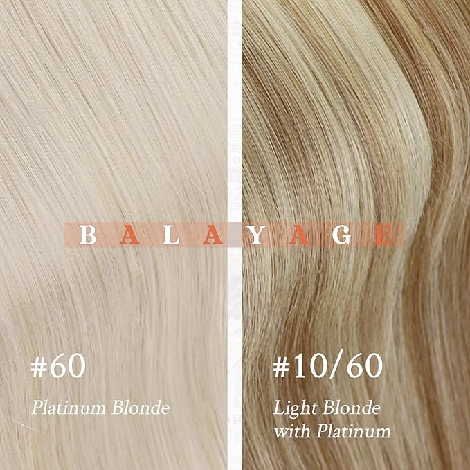 Sunny Hair Nano Hair Extensions Human Hair Blonde Nano Bead Hair Extensions Human Hair 14inch Nano Tip Hair Extensions Real Human Hair for Women 50g