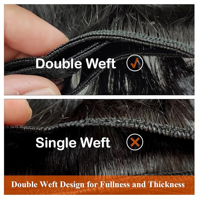 Full Shine Weft Hair Extensions Human Hair Color 19/8/60 Sew In Hair Extensions Real Human Hair Sew In Extensions For Women Soft Silky Hair 20 Inch 105G