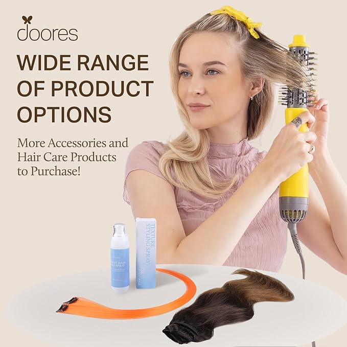 DOORES I Tip Hair Extensions, Light Blonde Highlighted Golden Blonde 50g/100s 14 Inch, Cold Fusion Hair Extensions Remy Silky Straight Hair