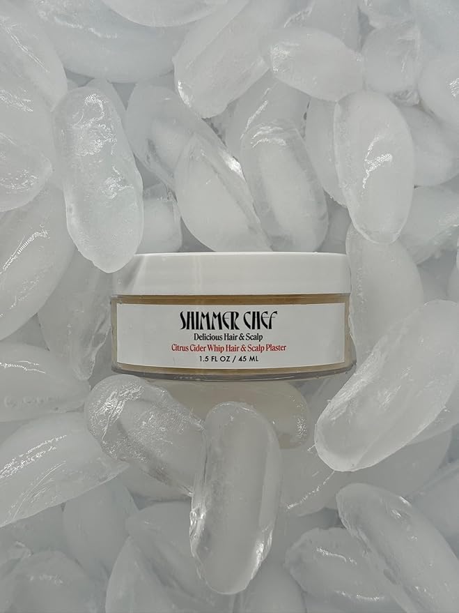 Citrus Cider Whip Hair Plaster | Vitamin C Infusion for Radiant Hair | Fruit Butters, Orange Peel Serum, Argan & Coconut Oils | Neurocosmetic Hair & Scalp Treatment 1.5 oz