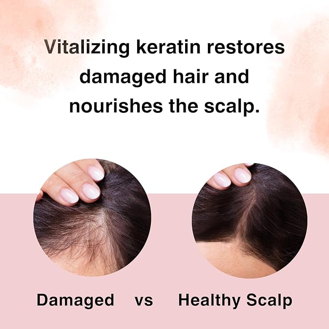 Moist Diane Keratin Hair Treatment for Dry Hair & Damaged Hair Women and Men, Organic Hair Care with Argan Oil & Cherry Blossom Extracts from Japan, Sulfate & Silicone Free, EXTRA VITAL, 15.2 Fl Oz