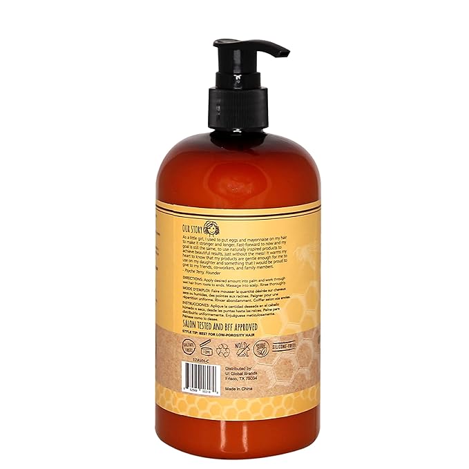 Urban Hydration Honey Health and Repair Shampoo, Conditioner and Detangler Set | Sulfate, Paraben and Dye Free, Cleanses, Detangles, Hydrates and Repairs For Healthy and Shiny Hair, All Hair Types