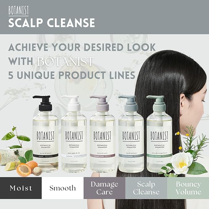 Dry Scalp Shampoo and Conditioner for Women & Men, Sulfate and Paraben Free Shampoo and Conditioner by Collagen, Keratin & Jojoba in Japan, Silicone & Sulfate Free 31.7 Fl Oz SCALP CLEANSE