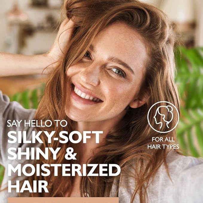 Saryna Key Hair Oil for Damage Repair - Pure African Shea Butter with Keratin & Vitamin E for Hair Treatment - Frizz Control & Split End Repair Hair Serum - Moisturizes, Shines, Softens (50ml/1.87oz)
