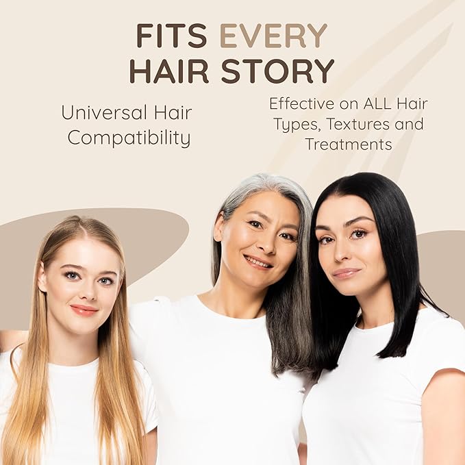 VITAMINS hair cosmetics Keratin Hair Treatment Straightening Kit - Salon Like at Home Keratin Treatment Formaldehyde Free - Hair Smoothing, Nourishing & Revitalizing 3-Step System
