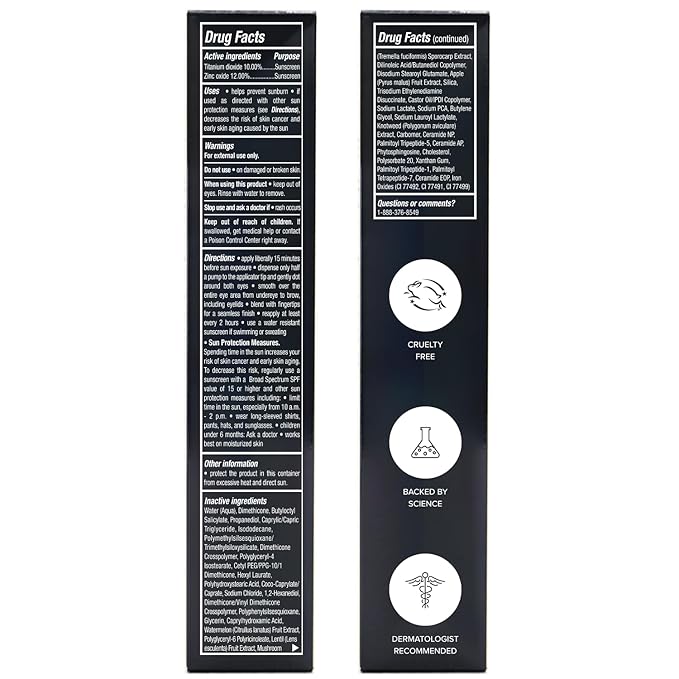 DRMTLGY Luminous Eye Corrector SPF 41, Under Eye Color Corrector for Dark Circles, Anti-Aging Tinted Eye Cream, Hydrating Eye Serum with Peach Undertone, Medium