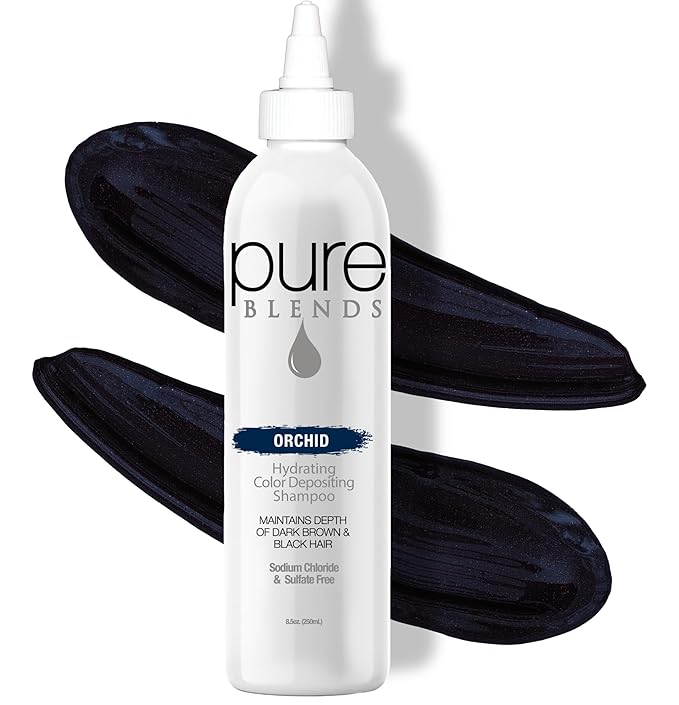 Hydrating Color Depositing Shampoo - Brightens & Tones Faded Semi Permanent Hair Dye, Prevents Fade, Extends Color Service (Orchid, 8.5 Fl Oz)