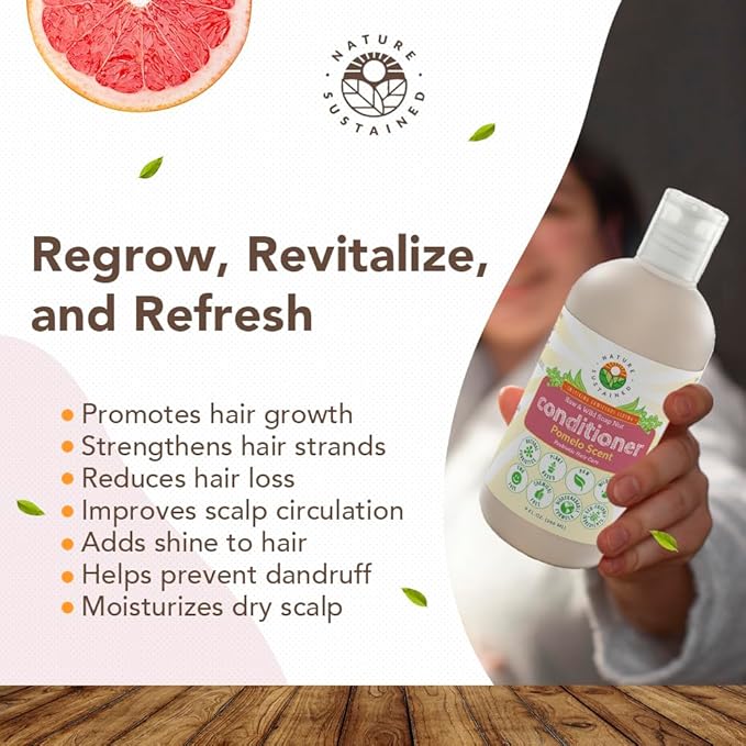 Hydrating Natural Conditioner - Moisturizing Organic Sulfate Free Conditioner - Raw Wildcrafted Probiotic Hypoallergenic Cleansing Conditioning Wash for All Hair