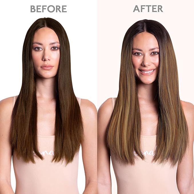 WENNALIFE Seamless Clip In Hair Extensions, 20 Inch 150g 7pcs Dark Brown to Chestnut Brown and Dirty Blonde Hair Extensions Clip in Human Hair Invisible PU Skin Weft Remy Human Hair Extensions