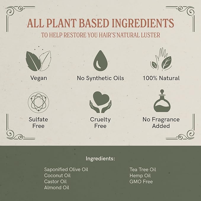J·R·LIGGETT'S All-Natural Tea Tree Oil Shampoo Bar - Solid Dry Bar For Sensitive And Itchy Scalp - For Natural And Oily Hair - Sulfate-Free With Antioxidants and Vitamins - 1 pack - 3.5 Ounce