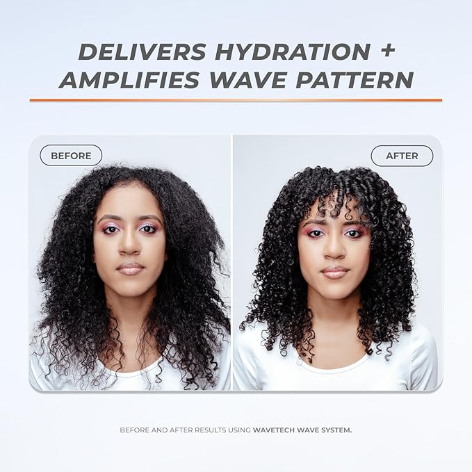 XMONDO Hair Wavetech Wave Enhancing Oil | Vegan Formula with Hemisqualane & Argan Oil for Enhanced Nourishment and Stronger Looking Hair, Waveflex Technology Nurtures Wave Patterns, 1.7 Fl Oz