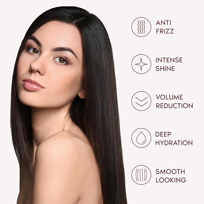 Ravenna Hair Straightening Kit – Repair Hair B-tox & Repair Oil – Anti-Frizz, Intense Hydration, Shine – Formaldehyde-Free – B-otox Hair Treament For All Hair Types (2-Pack)