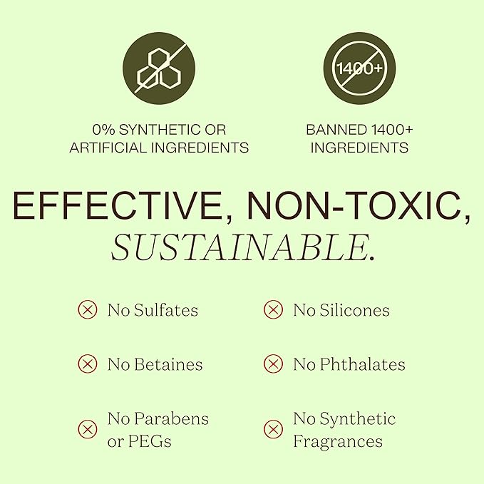 Natural Body Wash With Organic Ingredients - Moisturizing For Dry and Sensitive Skin, Vegan, Cruelty Free, Sulfate Free, Betaine Free (2 x 16 FL. Oz)