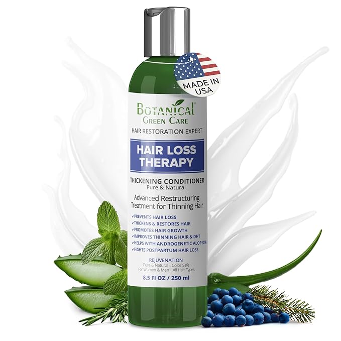 Botanical Green Care Thickening & Volumizing Conditioner for Thinning Hair, Hair Growth Conditioner, Hair Strengthening, Color Safe Products