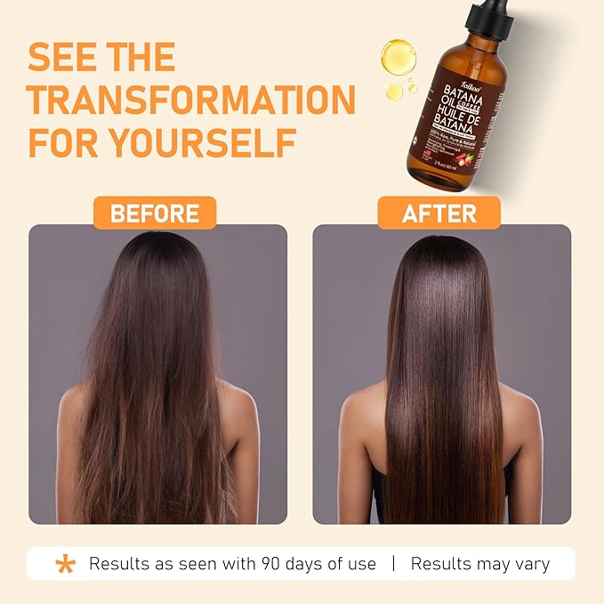 Batana Oil for Hair Growth Dr Sebi Organic, 100% Raw Pure & Natural Botana Oil from Honduras, Deeply Nourishing Scalp for Hair Thicker and Stronger
