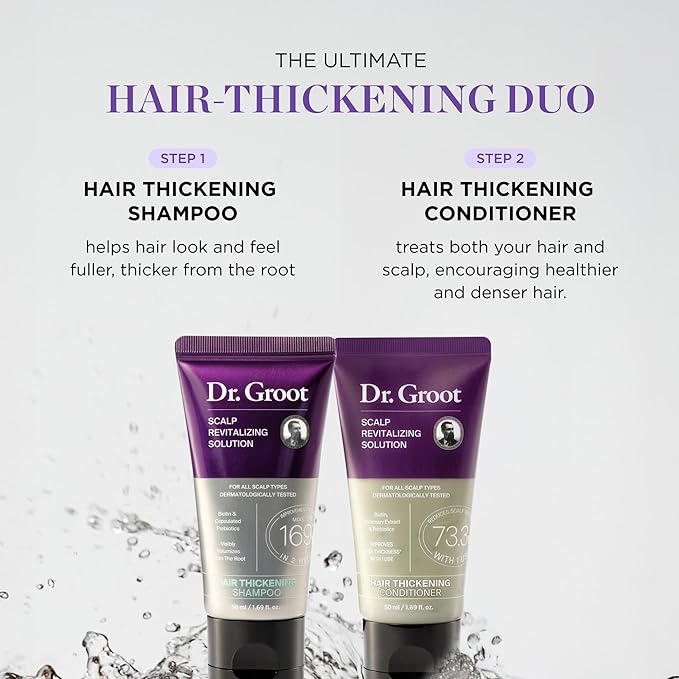 Dr. Groot Scalp Revitalizing Solution Thickening Essentials Travel Set