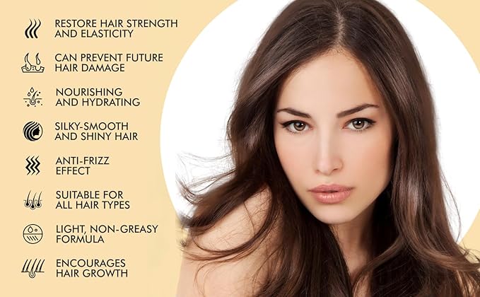 Elixir Argan Oil - Premium Quality Argon Oil for Hair - Gotas para el Cabello - Aceite Para el Cabello - Split End Repair Argon Oil for Hair Treatment (1.7 oz)