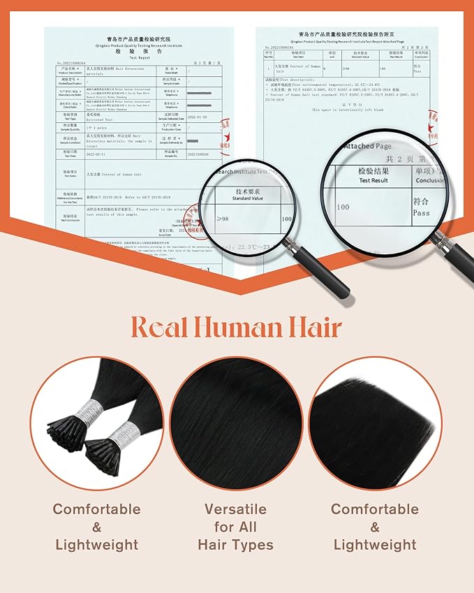 Sunny Hair I Tip Hair Extensions Jet Black 26inch Itip Human Hair Extensions Black I Tips Hair Extensions Human Hair Natural Hair Extensions I Tips Long Straight Hair Add length Itips 50g