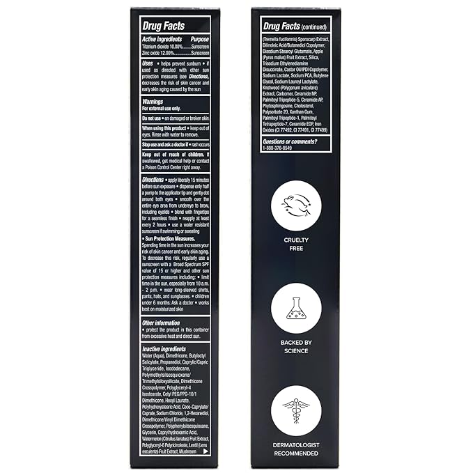 DRMTLGY Luminous Eye Corrector SPF 41, Under Eye Color Corrector for Dark Circles, Anti-Aging Tinted Eye Cream, Hydrating Eye Serum with Peach Undertone, Medium