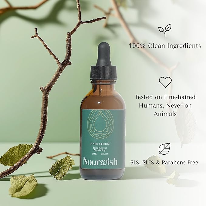 Hair Serum | Asian Haircare Hydrates & Supports Thicker & Stronger Hair | Rosemary, Niacinamide, Peppermint Oil | (Korean, Japanese) Hair Support (59ml)