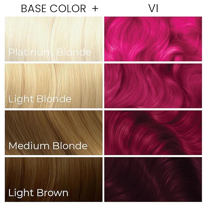 Arctic Fox x Arcane League of Legends Semi Permanent Hair Dye, Vegan & Cruelty Free, Vibrant Hot Pink Color, Ammonia Free, Conditioning Formula, VI Shade, 5.6 Fl Oz (Pack of 2)