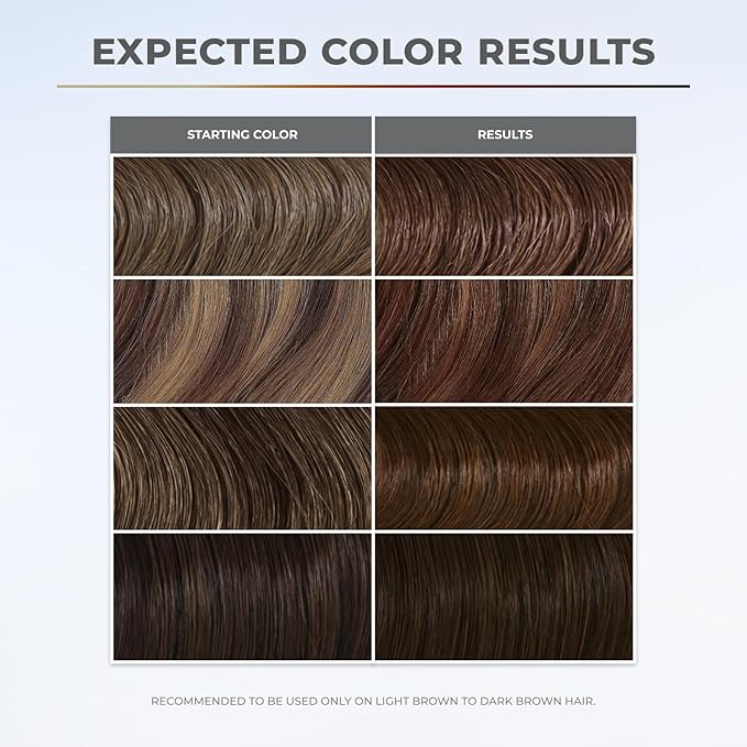 XMONDO Color Super Gloss Golden Brown Semi-Permanent Hair Dye, Vegan Formula Color Depositing Hair Mask with Plant-Based Protein for Nourishment, Revitalization, and Repair, 8 Fl. Oz