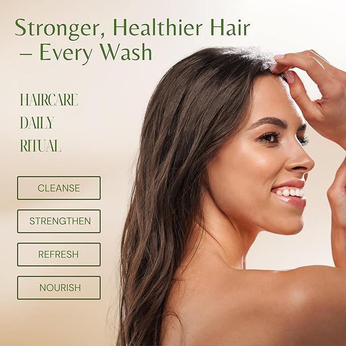 Tea Tree Oil Shampoo, Soothes Itchy & Dry Scalp, Deep Cleansing for Dandruff & Buildup, Hydrates & Refreshes, Sulfate Free, Natural Shampoo for Women & Men – 16 fl oz