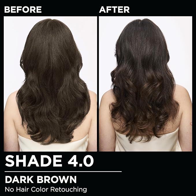 Garnier Hair Color Olia Ammonia-Free Brilliant Color Oil-Rich Permanent Hair Dye, 4.0 Dark Brown, 2 Count (Packaging May Vary)