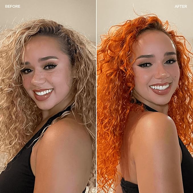 Overtone Color Depositing Semi-Permanent Hair Dye Conditioner - 8 oz For Natural & Color-Treated Hair, Moisturizing Shea Butter & Coconut Oil - Vegan & Cruelty-Free, Ginger is now Ginger Glow