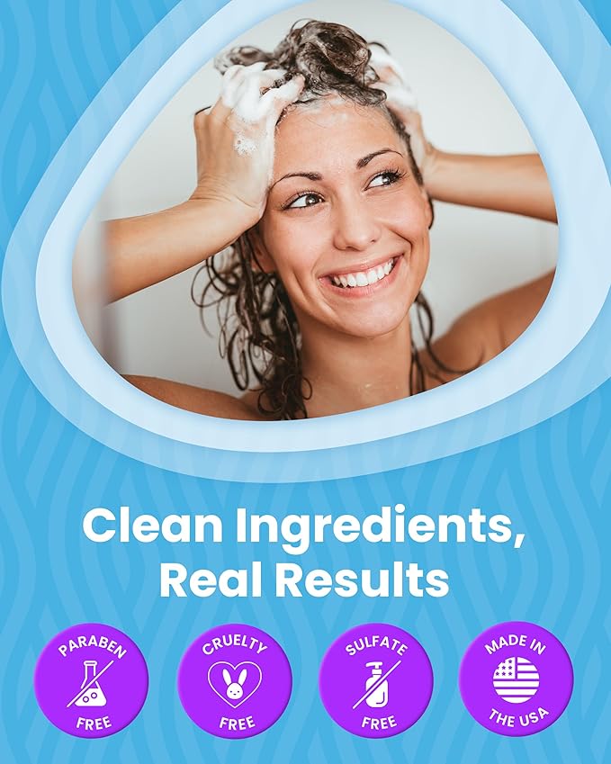 Reflect HշO Swim Shampoo - Sulfate-Free Copper & Chlorine Hair Protection with Keratin, Vitamin E & B5 for Green Hair & Fading - Chlorine Removal Shampoo for Swimmers of All Hair Types - 8oz