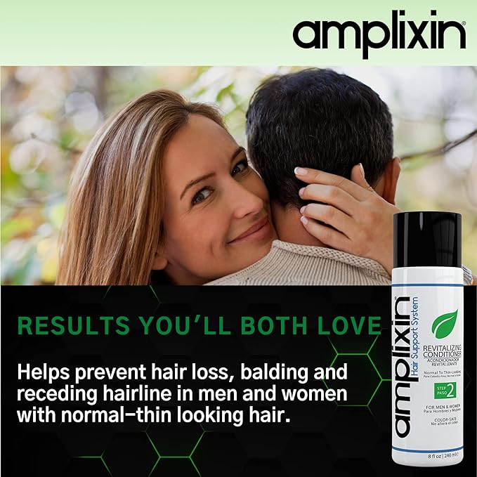 Hair Growth Conditioner - Hair Loss Conditioner For Thinning Hair - Sulfate Free Prevention Formula Against Hair Loss, Alopecia & Receding Hairline with Argan Oil - by Amplixin