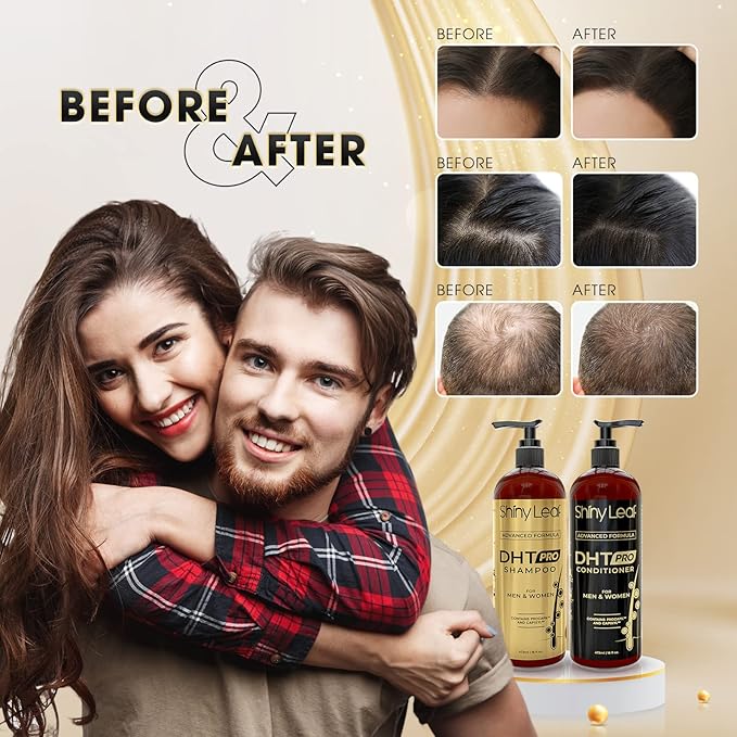 DHT Pro Shampoo Advanced Formula with Procapil and Capixyl, DHT Blockers and Natural Extracts, Anti-Thinning Shampoo for Men and Women, Revitalizes Scalp, Stimulates Follicles for Thicker Fuller Hair