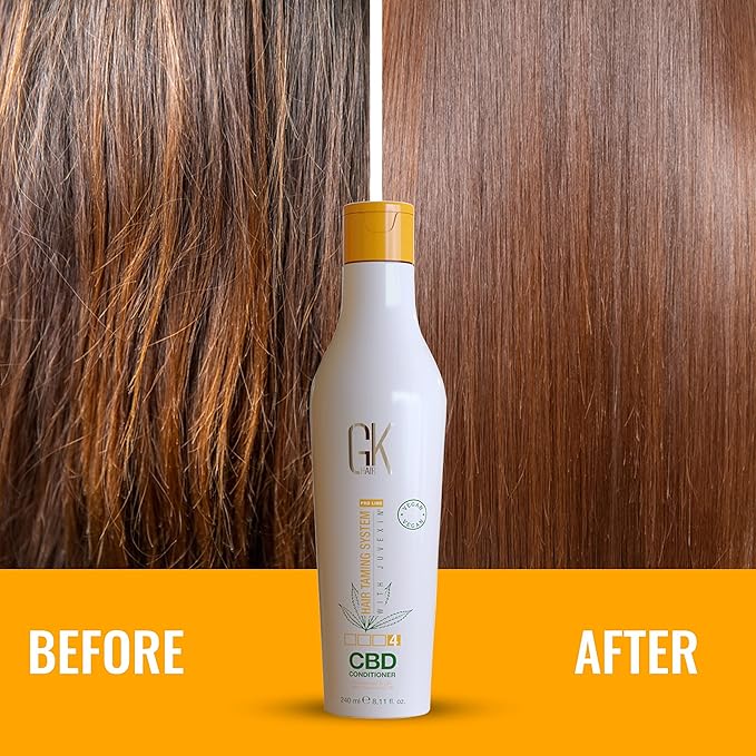 GK HAIR Hemp Shampoo and Conditioner Sets Hydrating Strengthening Color Treated Damaged Repair Provides Nourishing & Shine Natural Organic Vegan Sulfate Paraben Free (Conditioner)