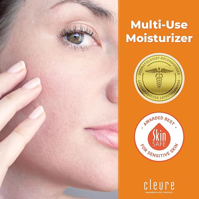 Cleure 100% Pure Emu Oil - Multi-Purpose for Dry Skin, Muscle & Joint Relief, and Nail & Hair Growth (2 Oz, Pack of 1)