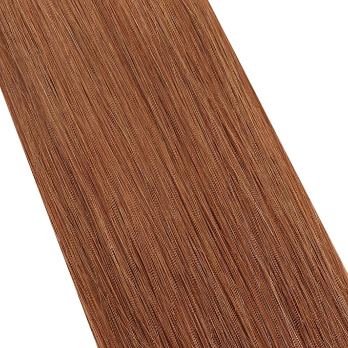 YoungSee I Tip Hair Extensions Copper 14 Inch I Tip Extensions Copper 40s 25g Itip Hair Extensions Colored for Party Itips Real Human Hair Extensions for Short Hair Pre Bonded Hair Extensions