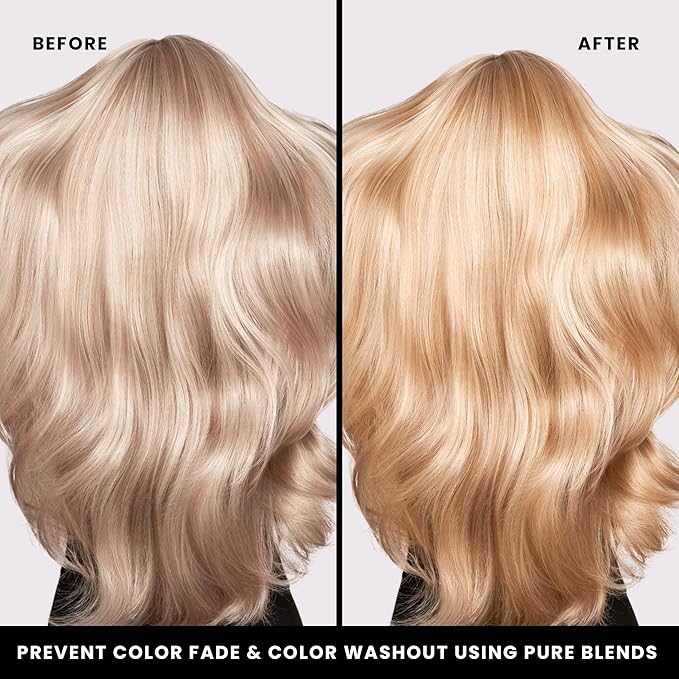 Hydrating Color Depositing Shampoo - 8.5 Oz - For Color Treated Blonde Hair - Sun, Brightens & Tones, Prolongs Color Vibrancy, Gluten and Paraben Free, Sulfate and Sodium Chloride Free