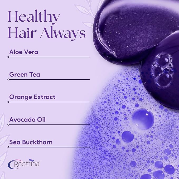Sulfate Free Brass Toning Purple Shampoo and Conditioner Set for Gray, Blonde, Silver & White Hair – Neutralizes Brassy Tones, Boosts Brightness, Protects Color, Made in USA, 16 fl oz Each