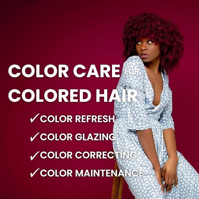 Cherry Hydrating Color Depositing Shampoo - Brighten & Tone Faded Hair, Semi-Permanent Tint, Prevents Fade for Color-Treated Hair, 8.5 Oz.