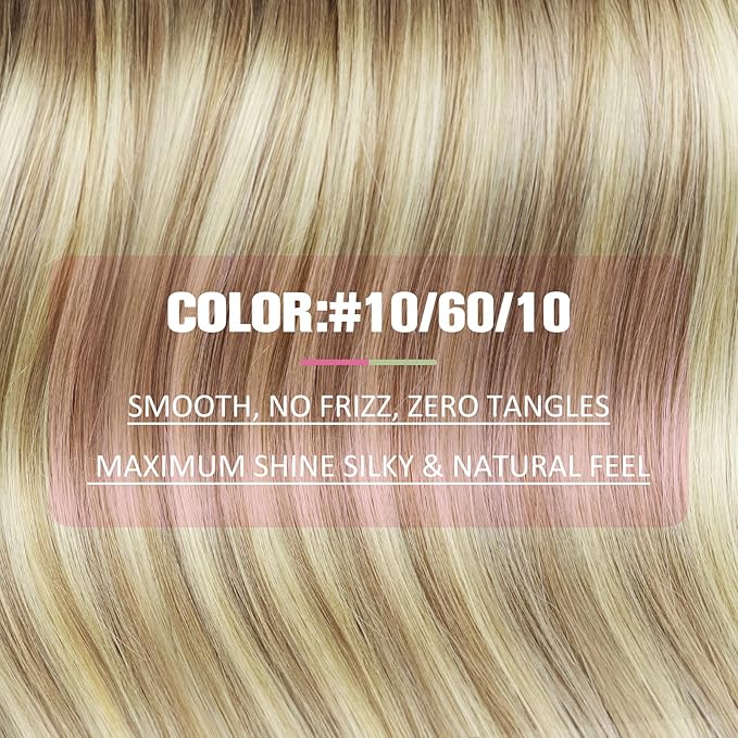 YoungSee Tape in Human Hair Extensions Balayage Tape ins Hair Extensions Ombre Golden Brown to Blonde Real Hair Tape in Extensions Human Hair 18 Inch 20pcs 50g Invisible Hair Extensions Human Hair