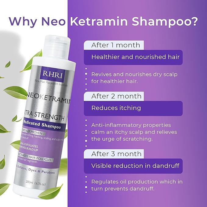 Anti Fungal Shampoo for Men & Women | Anti Dandruff, Medicated, Folliculitis Shampoo for Dry Scalp, Psoriasis, Ringworm | for Itchy, Flaky & Irritated Scalp | No Paraben & Sulphate | w/Scrubber Brush