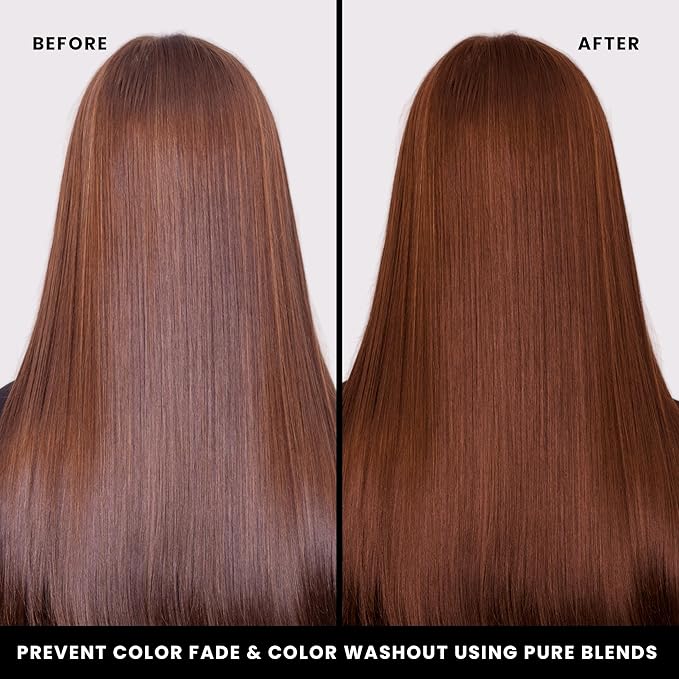 Chestnut Hydrating Color Depositing Shampoo for Color Treated Hair, 8.5 Oz - Semi Permanent Hair Dye Prevents Color Fade, Extends Color Service, Nourishes & Protects