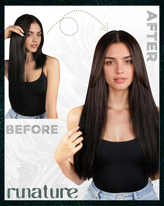 RUNATURE Tape in Hair Extensions Human Hair Blonde 18 Inch Tape in Extensions Human Hair, Blonde Highlights Real Remy Hair, Straight Silky Tape Ins Extensions, Long Lasting,No Shedding, 50g 20pcs