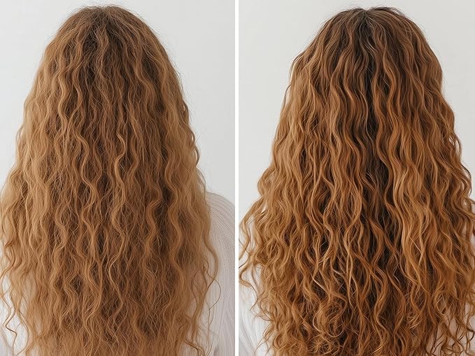 GK HAIR Vegan leave in conditioner for curly hair (4.4 Fl Oz/130ml) Conditioning Hydrating Smoothing Moisturizing & Frizz Control For Dry Damaged Hair Taming before Swimming or Exercise