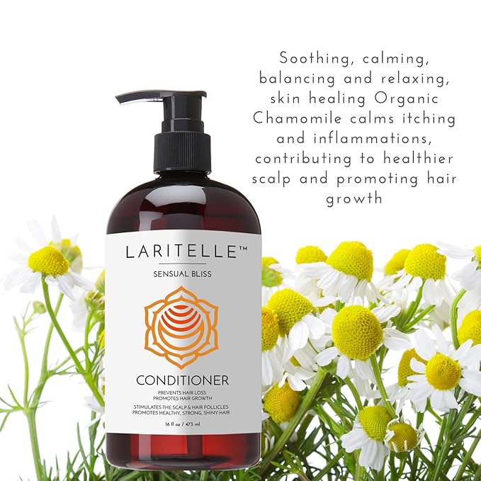 Organic Conditioner, Hair Loss Prevention, Anti-Breakage, Split Ends Treatment, Argan Oil, Rosemary and Palmarosa, NO GMO, Sulfates, Gluten, Alcohol, Parabens, Phthalates, 16 oz