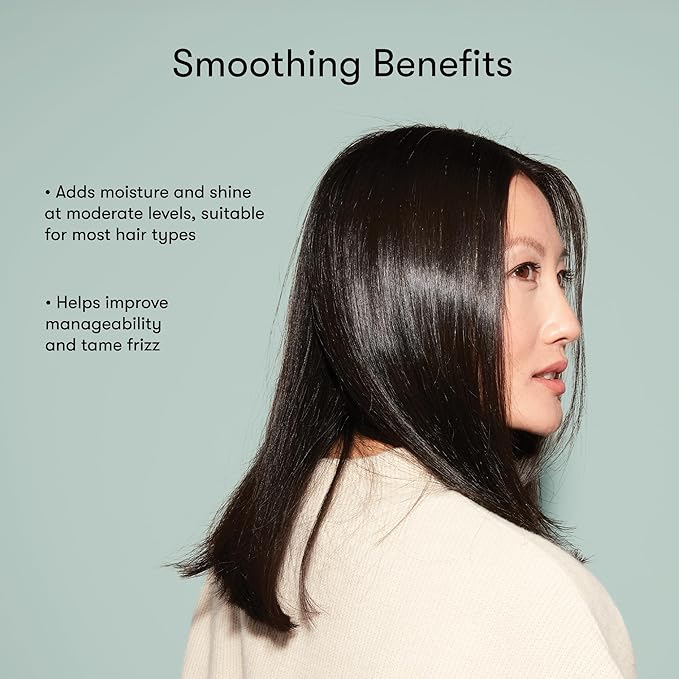 Smoothing Sulfate-Free Shampoo & Conditioner Set for Moisture, Frizz Control, Shine, and Straight to Curly Hair Types, 13 Fl Oz Each (2-Pack)