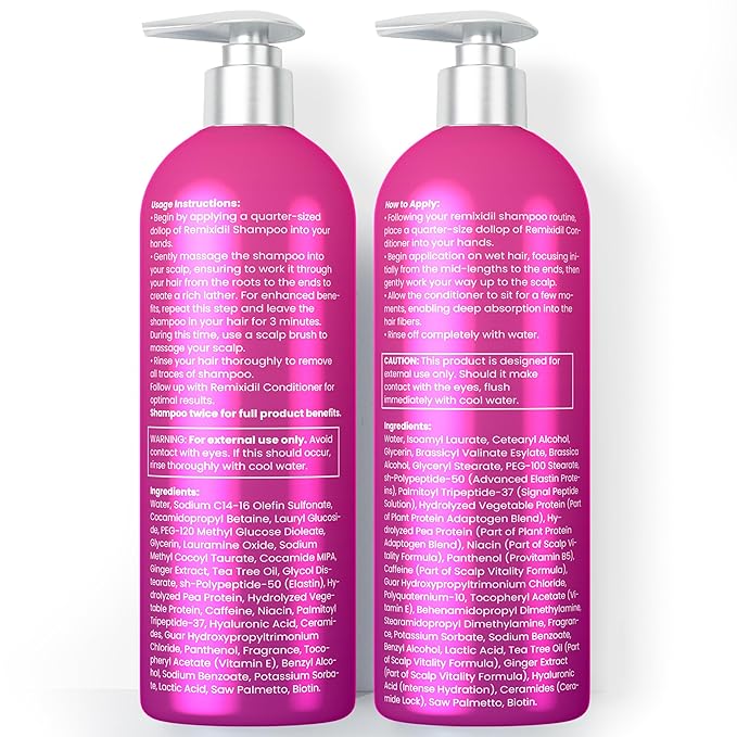 34 OZ Hair Growth Shampoo and Conditioner Set for Women | Effective Hair Regrowth Treatment | Strengthening, Thickening & Soothing Formula for Healthy, Vibrant Hair | Salon Size