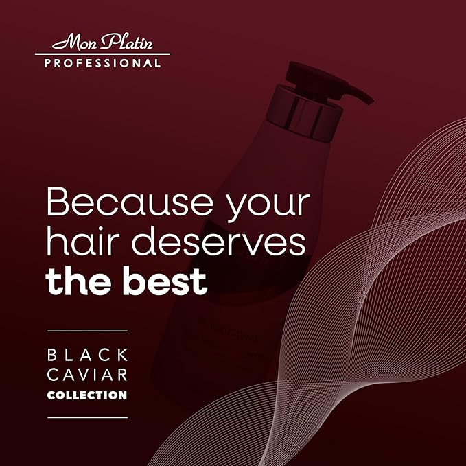 Mon Platin Professional Total Repair Shampoo for Straightened Hair - Salt-Free, Enhances Straightening Treatment Results, Adds Shine & Vitality, Salt/SLS-Free, Straight Hair Shampoo 250ml